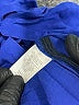 Halogen 100% Polyester Blue 3/4 Sleeve Blouse Size L - photo 8