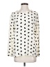 Dolan Hearts Ivory Long Sleeve Blouse Size S - photo 1