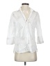 Zara 100% Cotton White 3/4 Sleeve Blouse Size XS - photo 1
