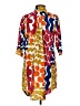 Boho Chic Print Orange Casual Dress Size XS - photo 2