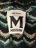 M Missoni Chevron-herringbone Black Coat Size 10 - photo 6