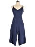 Everly Solid Blue Romper Size S - photo 1
