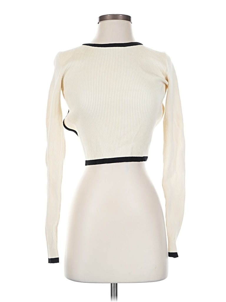Pre-owned Lulus Turtleneck Sweater In Ivory