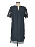 Ann Taylor LOFT 100% Polyester Blue Casual Dress Size S - photo 2