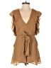 MIOU MUSE Solid Tan Romper Size S - photo 1