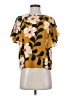 Eva Franco 100% Polyester Yellow Short Sleeve Blouse Size 4 - photo 1