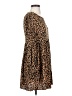 BP. 100% Rayon Animal Print Brown Casual Dress Size S - photo 4