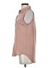 Theory Tan Sleeveless Button-Down Shirt Size S - photo 5