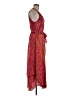 Unbranded 100% Polyester Paisley Orange Casual Dress Size M (estimated) - photo 4