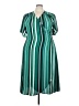 Halogen 100% Polyester Green Casual Dress Size 3X - photo 1