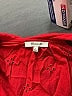 Madewell 100% Polyester Red 3/4 Sleeve Blouse Size L - photo 7