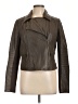 Halogen 100% Leather Brown Leather Jacket Size L - photo 1