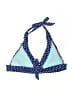Athleta Print Blue Swimsuit Top Size XS - photo 2