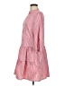 Unbranded 100% Polyester Checkered-gingham Pink Casual Dress Size M - photo 5