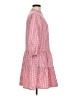 Unbranded 100% Polyester Checkered-gingham Pink Casual Dress Size M - photo 4