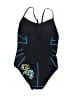 Athleta Graphic Black One Piece Swimsuit Size S - photo 2