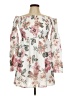 Shein 100% Polyester Floral Ivory Casual Dress Size L - photo 1