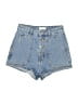 Sandro 100% Cotton Blue Denim Shorts Size EU (FR) 34 / US 2 - photo 1