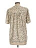 Briggs Tan Short Sleeve Blouse Size L - photo 2