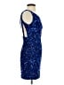 Assorted Brands 100% Polyester Stars Blue Cocktail Dress Size 2 - photo 4