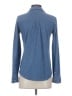 Faherty Tweed Blue Long Sleeve Blouse Size XS - photo 2