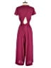 J.Crew 100% Polyester Solid Burgundy Jumpsuit Size 0 - photo 2