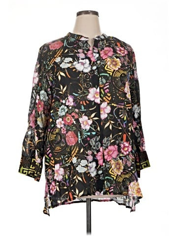 Johnny Was 3/4 Sleeve Blouse (view 1)