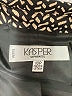 Kasper 100% Polyester Animal Print Gold Blazer Size 10 Petite - photo 6