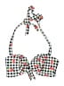 Hot Topic Plaid White Swimsuit Top Size Lg (0) - photo 1
