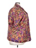 Notations 100% Polyester Floral Purple 3/4 Sleeve Blouse Size 22 - photo 4