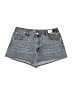 No Boundaries Blue Denim Shorts Size 14 - photo 1