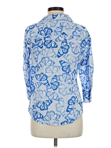 Karen Scott 3/4 Sleeve Button-Down Shirt (view 2)