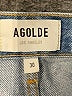 AGOLDE 100% Cotton Hearts Blue Denim Shorts Size 30 waist - photo 3