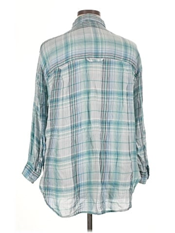 Gloria Vanderbilt 3/4 Sleeve Button-Down Shirt (view 2)
