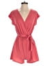 Caution to the Wind Solid Pink Romper Size S - photo 1