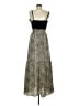 Main Strip 100% Polyester Animal Print Black Casual Dress Size M - photo 2