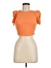 Zara Orange Short Sleeve Top Size M - photo 1