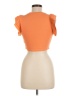 Zara Orange Short Sleeve Top Size M - photo 2
