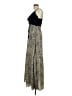 Main Strip 100% Polyester Animal Print Black Casual Dress Size M - photo 5