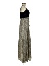 Main Strip 100% Polyester Animal Print Black Casual Dress Size M - photo 4