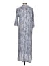 DKNY Blue Casual Dress Size L - photo 2