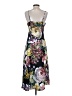 Express 100% Polyester Floral Black Casual Dress Size S - photo 2