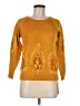 Girdear Paisley Gold Orange Pullover Sweater Size M - photo 1