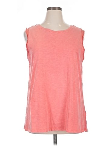 Cotton Bleu Sleeveless T-Shirt (view 1)