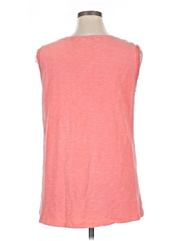 Cotton Bleu Sleeveless T-Shirt (view 2)