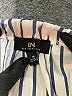 I.N. San Francisco 100% Cotton Stripes Ivory 3/4 Sleeve Blouse Size M - photo 7