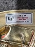 Gap 100% Polyester Metallic Gold Jeans Size 28 waist - photo 4