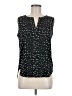 Left Coast by Dolan 100% Polyester Black Sleeveless Blouse Size 8 - photo 1