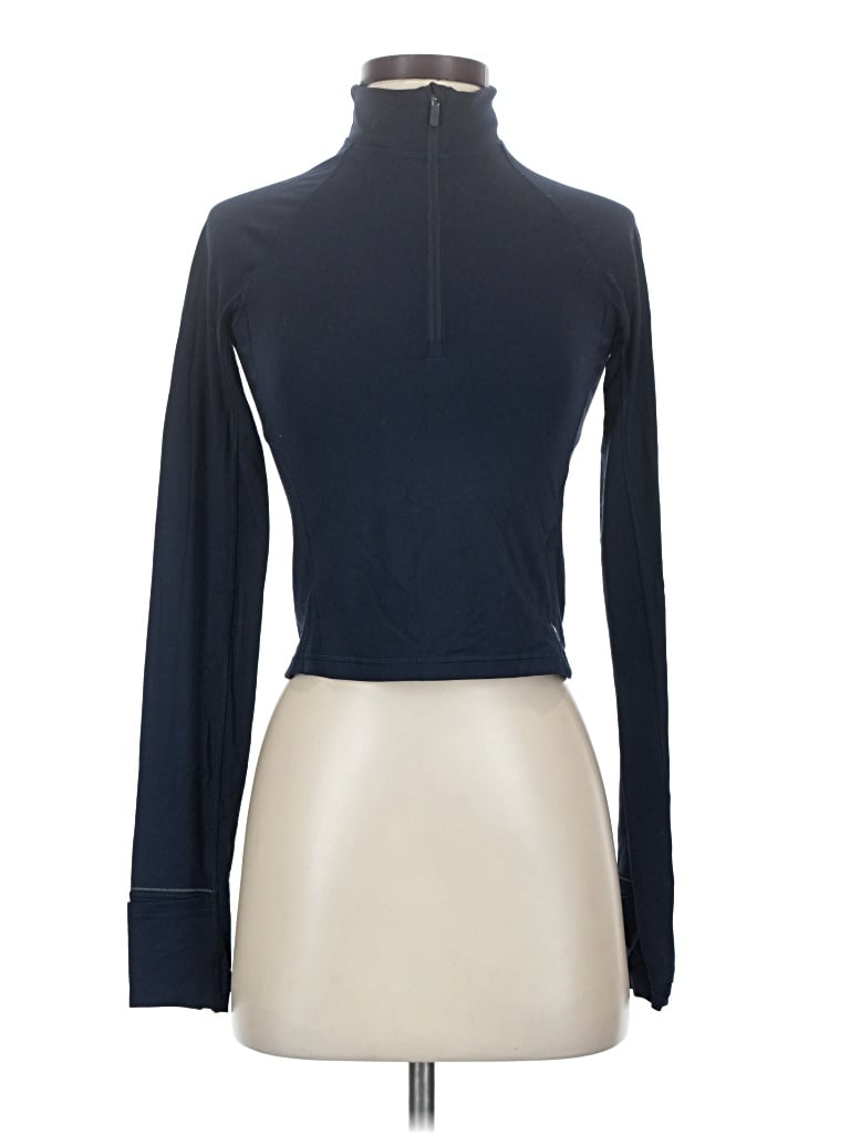 Pre-owned Lululemon Athletica Turtleneck Sweater In Blue