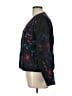 Coldwater Creek 100% Silk Floral Black Silk Blazer Size L (petite) - photo 5